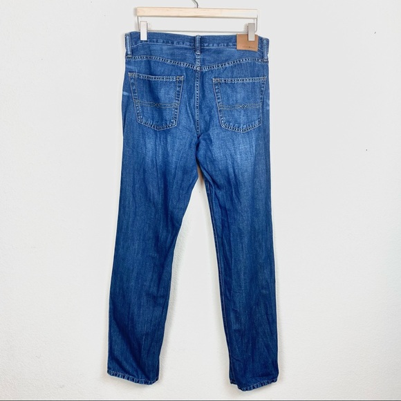 Lucky Men’s Original Straight Dark Wash Blue Jeans - Picture 4 of 12